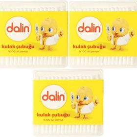 Dalin 3x100 Adet Kulak Çubuğu