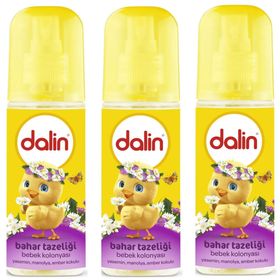 Dalin 3x100 ml Bahar Tazeliği Bebek Kolonyası