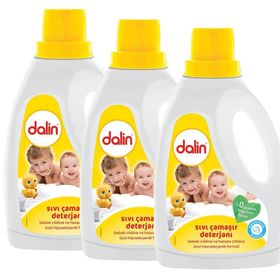 Dalin 3x1500 ml Sıvı Çamaşır Deterjanı ve 3x1500 ml Çamaşır Yumuşatıcısı