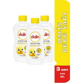Dalin 3x500 ml Klasik Etkin Nemlendirme Bebek Yağı