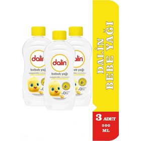 Dalin 3x500 ml Klasik Etkin Nemlendirme Bebek Yağı