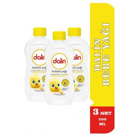 Dalin 3x500 ml Klasik Etkin Nemlendirme Bebek Yağı
