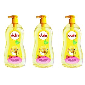 Dalin 400 ml 3'lü Bebek Şampuanı Badem Özlü