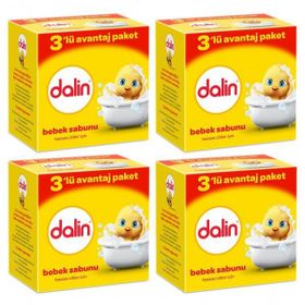 Dalin 4'lü 3x100 gr Bebek Sabunu