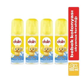 Dalin 4x150 ml Okyanus Ferahlığı Sprey Bebek Kolonyası