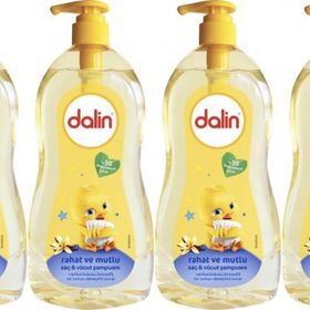 Dalin 4x400 ml Rahatlatıcı Vanilya Kokulu Saç ve Vücut Şampuanı