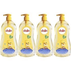 Dalin 4x400 ml Rahatlatıcı Vanilya Kokulu Saç ve Vücut Şampuanı
