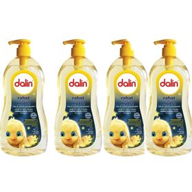 Dalin 4x700 ml Vanilya Kokulu Bebek Saç ve Vücut Şampuanı