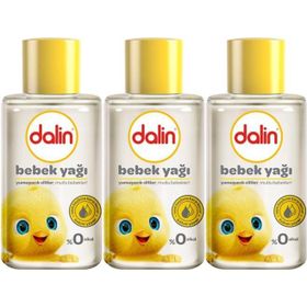 Dalin 50 ml 3 Adet Klasik Mini Bebek Yağı