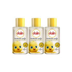 Dalin 50 ml 3 Adet Klasik Mini Bebek Yağı