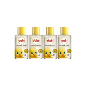Dalin 50 ml 4 Adet Klasik Mini Bebek Yağı