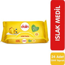 Dalin 56x24 Paket Islak Havlu Mendil