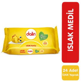Dalin 56x24 Paket Islak Havlu Mendil