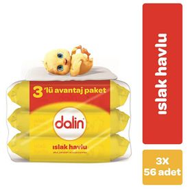 Dalin 6x56'lı Islak Havlu Mendil