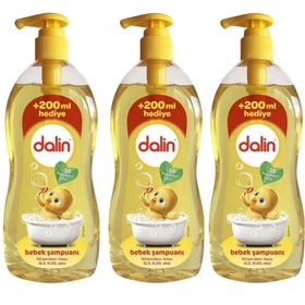 Dalin Bebek Şampuanı Klasik 900 ml (3'lü Paket) - Sarı