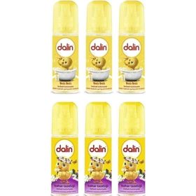 Dalin Bıcı Bıcı Kokusu 3x150 ml Bebek Kolonyası + 3x150 ml Bahar Tazeliği Bebek Kolonyası