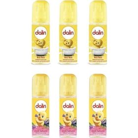 Dalin Bıcı Bıcı Kokusu 3x150 ml Bebek Kolonyası + 3x150 ml Bahar Tazeliği Bebek Kolonyası