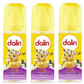 Dalin Çiçek Bahçesi 3x100 ml Bebek Kolonyası