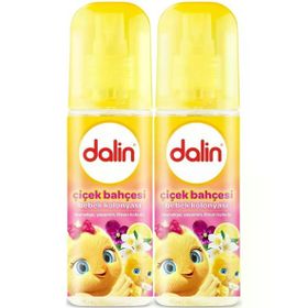Dalin Çiçek Bahçesi Menekşe Yasemin Limon Kokulu 2'li 150 ml Bebek Kolonyası