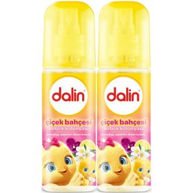 Dalin Çiçek Bahçesi Menekşe Yasemin Limon Kokulu 2'li 150 ml Bebek Kolonyası