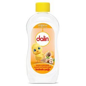 Dalin Doğanın 3'lü Dokunuşu 300 ml Kayısı Çekirdekli Susamlı Fındık Yağı Hipoalerjenik Bebek Masaj Yağı