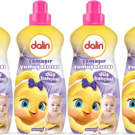 Dalin Düş Bahçesi 4x1500 ml Bebeklere Özel Çamaşır Yumuşatıcı