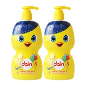 Dalin Eğlen Öğren Serisi 2x500 ml Pompalı Bebek Şampuanı