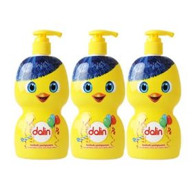 Dalin Eğlen Öğren Serisi 3x500 ml Pompalı Bebek Şampuanı