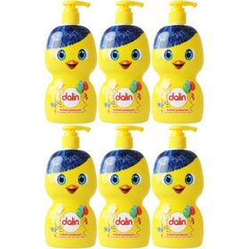 Dalin Eğlen Öğren Serisi 6x500 ml Pompalı Bebek Şampuanı