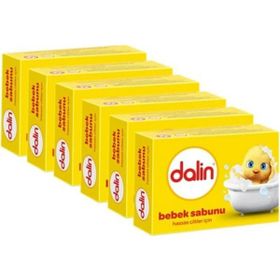 Dalin Hassas Ciltler İçin 6x100 gr Çoklu Paket Bebek Sabunu