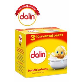Dalin Hassas Ciltler İçin 6x100 gr Çoklu Paket Bebek Sabunu