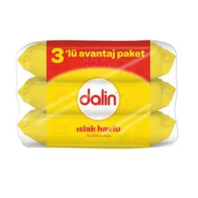 Dalin Islak Hijyenik Cep Mendili 15'li 3 Adet