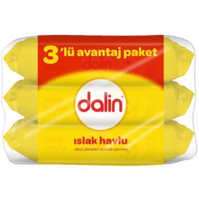 Dalin Klasik 3x56 Yaprak Islak Havlu Mendil