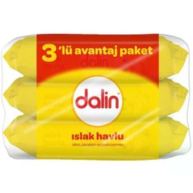 Dalin Klasik 3x56 Yaprak Islak Havlu Mendil