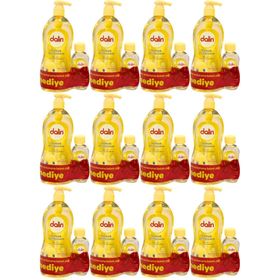 Dalin Klasik Nem Koruma 12 Adet 700 ml Pompalı Bebek Şampuanı ve 100 ml Bebek Yağı