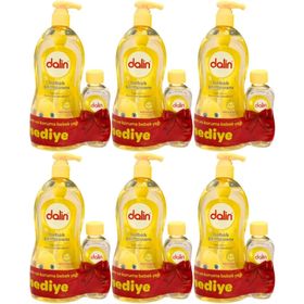 Dalin Klasik Nem Koruma 6 Adet 700 ml Pompalı Bebek Şampuanı ve 100 ml Bebek Yağı