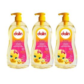 Dalin Kolay Tarama Badem Özlü Pompalı 3x700 ml Bebek Şampuanı