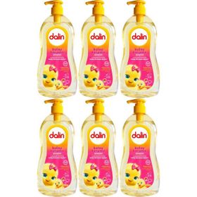 Dalin Kolay Tarama Badem Özlü Pompalı 6x700 ml Bebek Şampuanı
