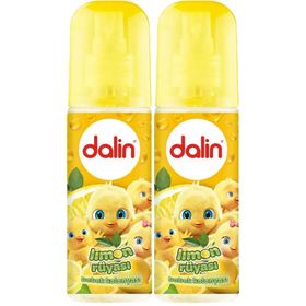 Dalin Limon Çiçeği Limon-Bergomat-Papatya 2x150 ml Bebek Kolonyası