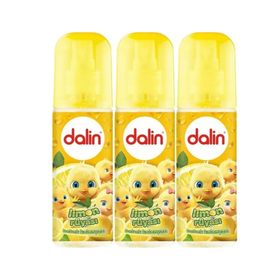 Dalin Limon Çiçeği Limon-Bergomat-Papatya 3x150 ml Bebek Kolonyası