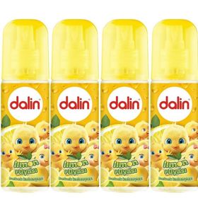 Dalin Limon Çiçeği Limon-Bergomat-Papatya 4x150 ml Bebek Kolonyası