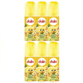 Dalin Limon Çiçeği Limon-Bergomat-Papatya 6x150 ml Bebek Kolonyası