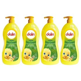 Dalin Nem ve Koruma Avakado Özlü Pompalı 4x700 ml Bebek Saç ve Vücut Şampuanı