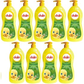 Dalin Nem ve Koruma Avakado Özlü Pompalı 9x700 ml Bebek Saç ve Vücut Şampuanı