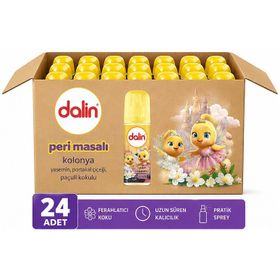 Dalin Peri Masalı Yasemin Portakal Çiceği Paçuli Kokulu 24'lü 150 ml Bebek Kolonyası