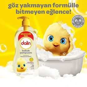Dalin Pompalı 900 ml 3 Adet Bebek Şampuanı