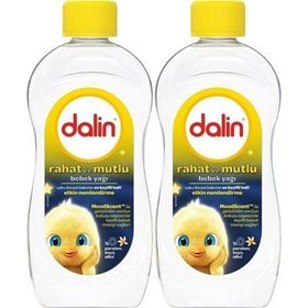 Dalin Rahat ve Mutlu 2x300 ml Vanilya Kokulu Nemlendirici Bebek Yağı