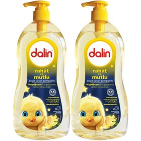 Dalin Rahat ve Mutlu Pompalı 2x700 ml Bebek Saç ve Vücut Şampuanı