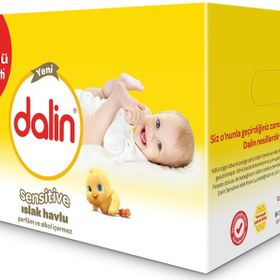 Dalin Sensitive 24x52 Yaprak Islak Havlu Mendil