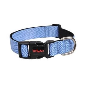Dalis L Boy 40-65 cm Mavi Desenli Köpek Boyun Tasması
